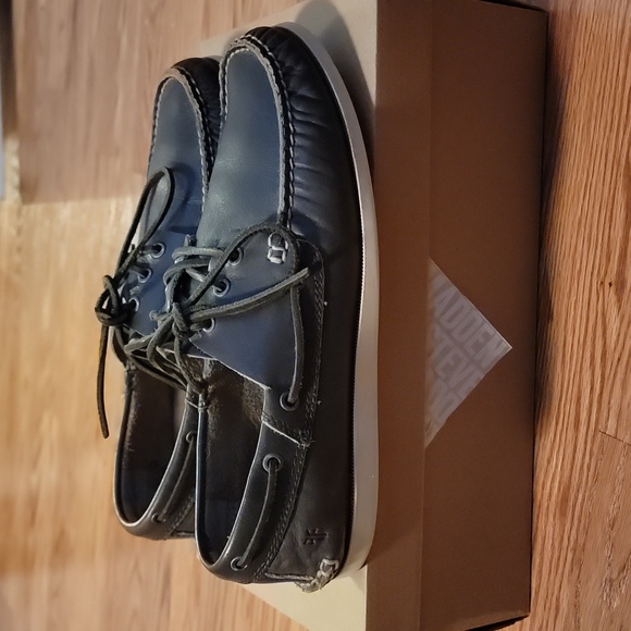 Mens Frye boat shoes gray size 9.5 - Picture 6 of 7